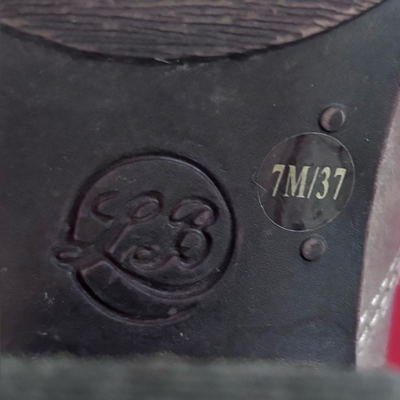 Lucky Brand Leather Ankle Pull On Style Boots Size 7 - Picture 6 of 8